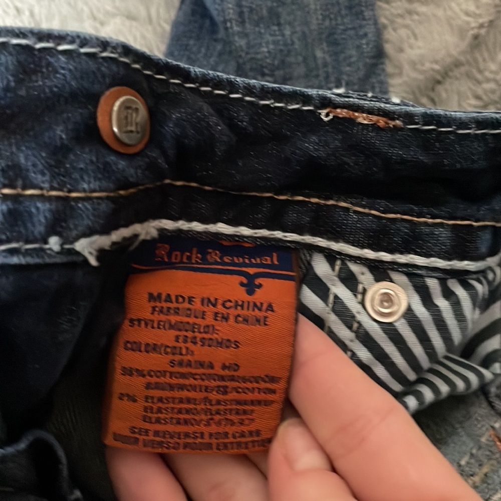 🎉HP🎉Rock Revival mid-rise skinny jeans - Picture 4 of 4